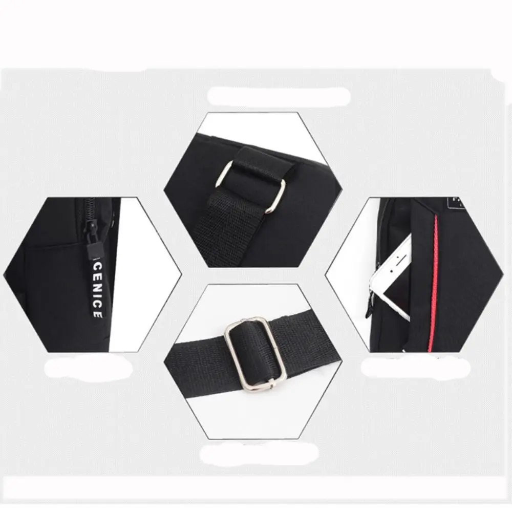 حقيبة كتف محمولة مضادة للسرقة للدراجة ، حقيبة سفر مقاومة للماء ، حقيبة جيب #6