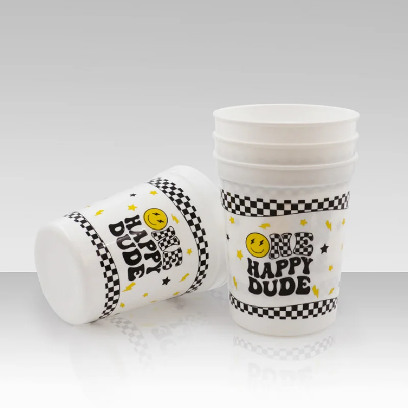 10 00piece.Custom.Personalized Logo Premium Quality 12oz 16oz 20oz Shatterproof Stadium Cups Durable PP Plastic Party Sports