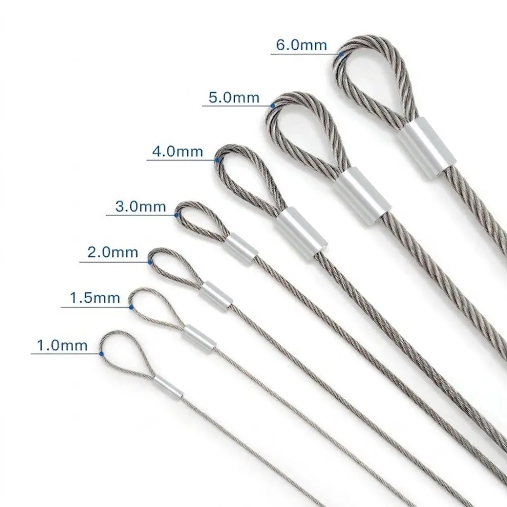 Aluminum Crimp Ferrule Sleeve For Steel Cable Connector Oval Hardware Fitting For Wire Rope Locking And Rigging Utility