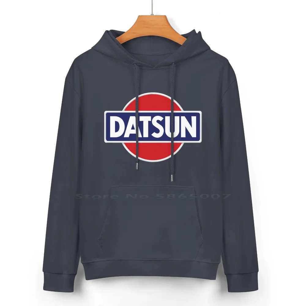 Classic Datsun Logo’s Pure Cotton Hoodie Sweater 24 Colors Datsun Jdm Car Japanese 100% Cotton Hooded Sweatshirt For Women Men