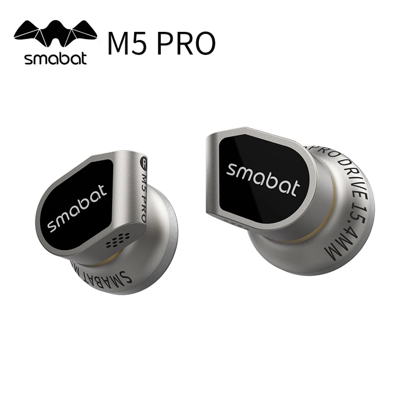 Smabat M5 PRO Earphone 15.4mm with MMCX Detachable Cable