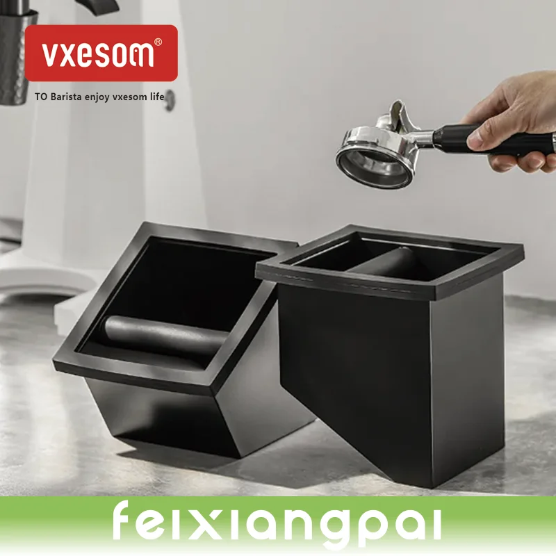 

VXESOM Coffee Knock Box Bottomless Espresso Knock Box Coffee Knock Box Commercial Espresso Waste Dregs Box