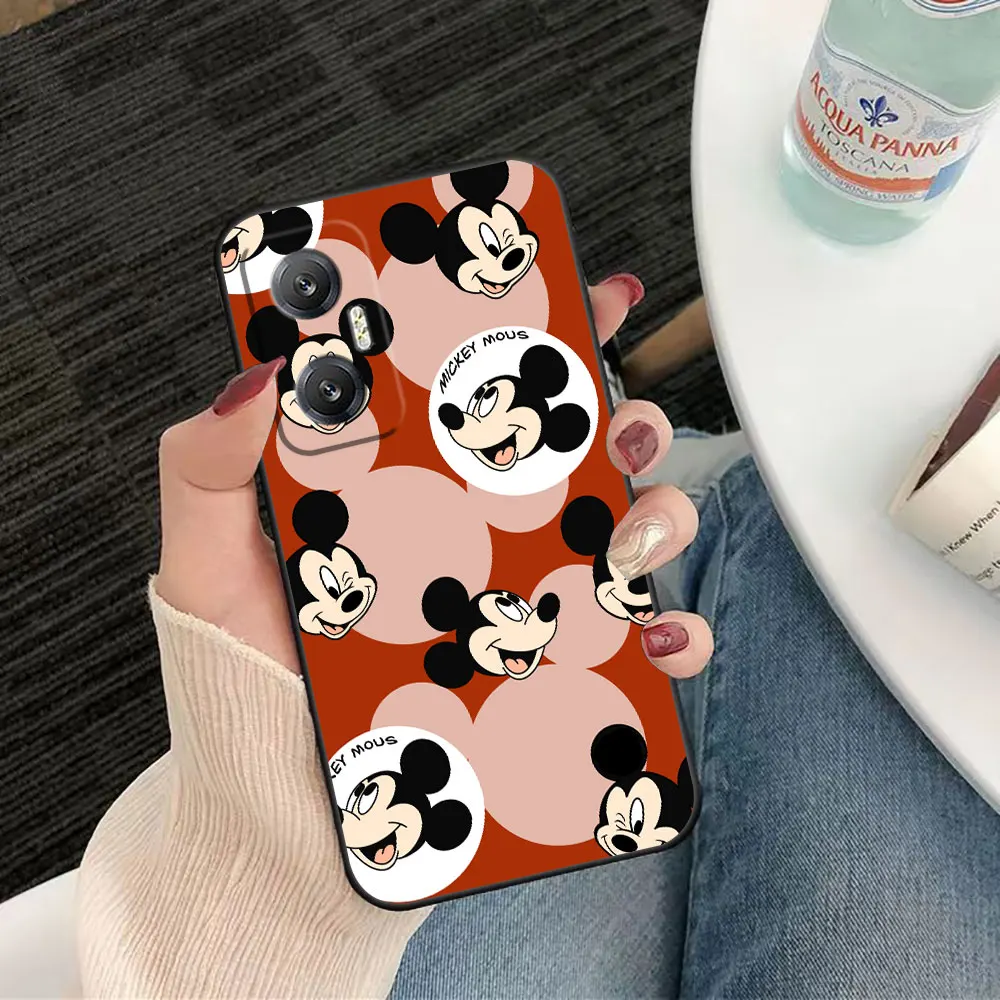 

Disney Cute Mickey Mouse Cover Phone Case For Infinix TECNO POP SPARK SMART 5 6 7 8 9 CAMON 15 16 17 20 20C Silicone Case Funda