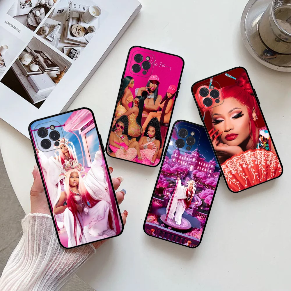 Hot Singer N-Nicki M-Minaj Phone Case Silicone Soft For Iphone 16 15 14 13 12 11 Pro Mini XS MAX Plus X Cover