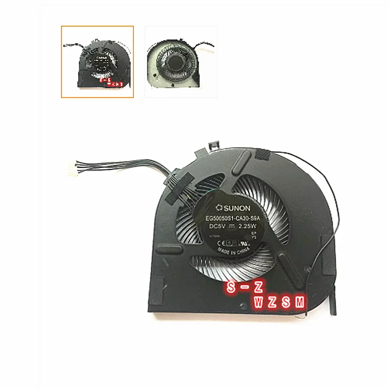 New For Lenovo ThinkPad T470 For SUNON EG50050S1-CA30-S9A KB104W DC5V 2.25W 6-Pin CPU Cooling Fan