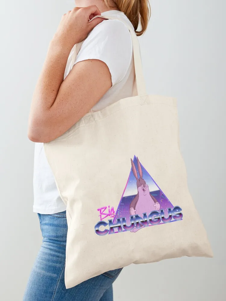 Big Chungus (80s Aesthetic) Tote Bag handbag bags for women Women's beach bags