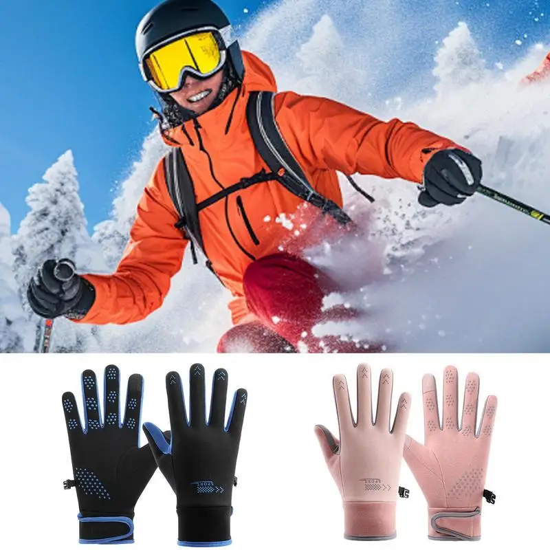 Gants de motard imperméables pour hommes, gants de vélo, gants de cyclisme à doigts complets, gants d'équitation de moto confortables, écran tactile