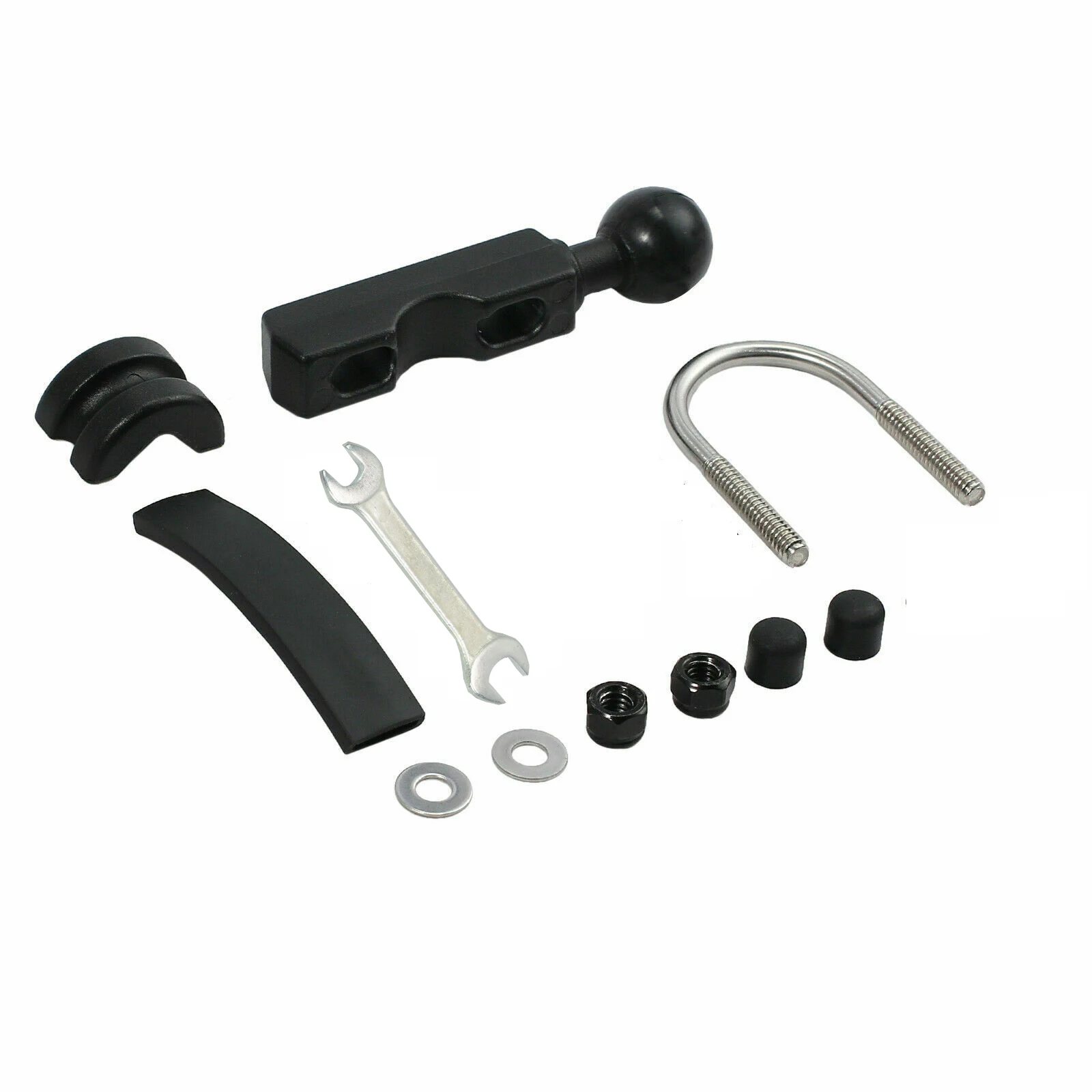 

1pc Universal Motorcycle Brake Clutch Handlebar Mount For RAM-B-309-7 With 1" Ball Universal Base For Motorcycles And Bicycles