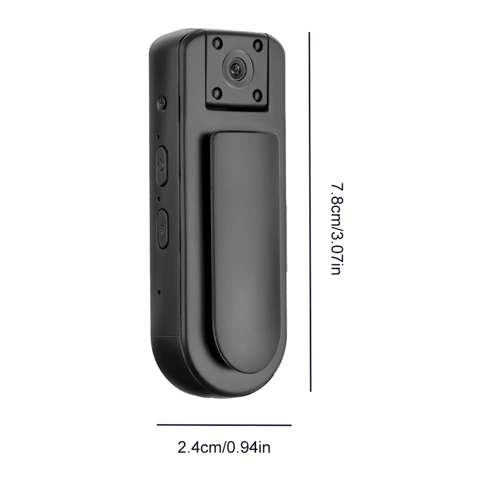 HD 1080P Mini Night Vision Body Camera with Audio