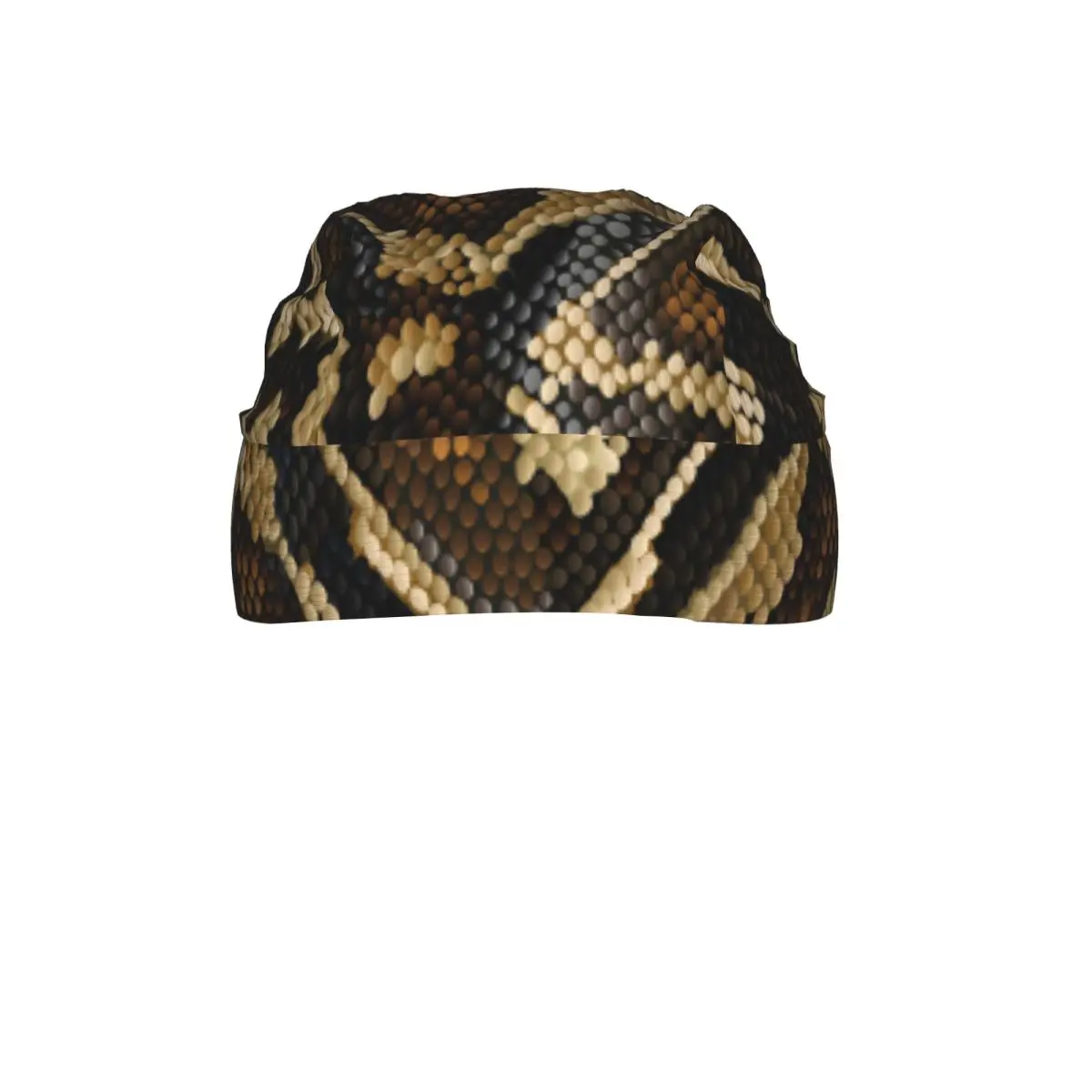 Quick-drying Cycling Cap Breathable Wicking Bandana Snake Skin Texture Outdoor Running Hiking Bicycle Headwear