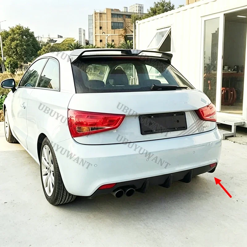 For Audi A1 2-Door Rear Diffuser Bumper Lip Spoiler Upgrade Refits Splitter 2011-2014 - view 6