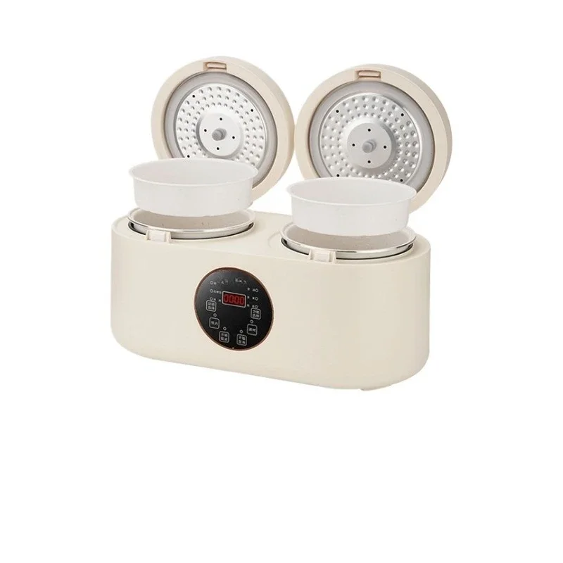 

Double-gall rice cooker, multi-functional integrated mandarin duck pot for cooking rice and soup, household smart