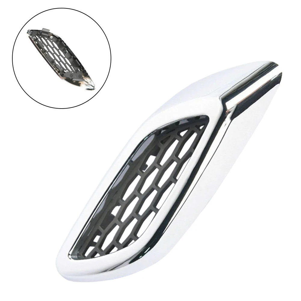 

High Quality Auto Accessories Car Fender Air Outlet Left Silver 670065952 670139654 Bright Chrome Fender Cover Lateral Air Vent