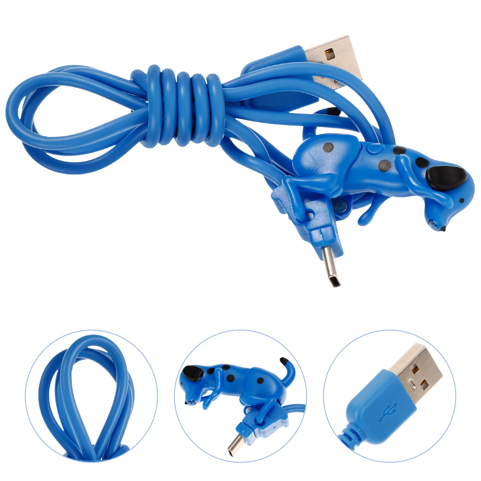 

Rogue Dog Data Cable Charging Cords Port Line Funny Plastic Cell Phone for USB Cables