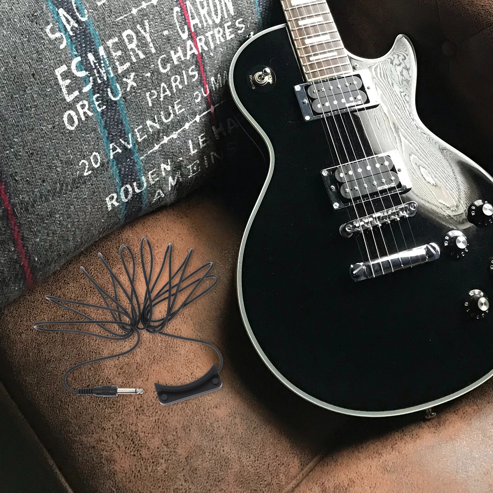 

Professional For Acoustic Guitar No Hole Installation Lightweight Bass Sound Pickup Folk Guitar Accessories Performance Supply