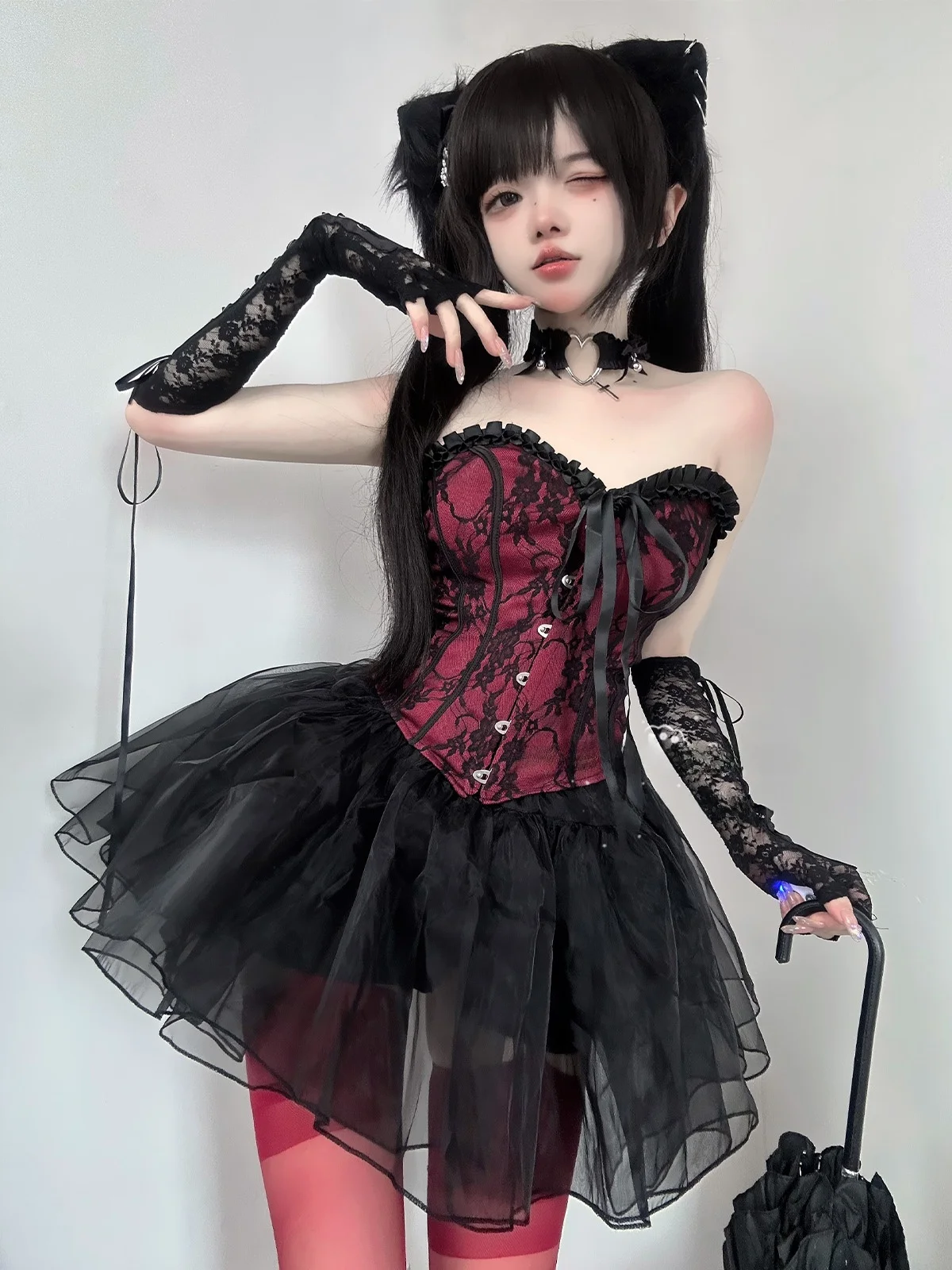 

Сексуальная майка и юбка из фибона k, комплект Pure Desire Subculture для молодых женщин, весенний сезон, животный узор, Faionab...