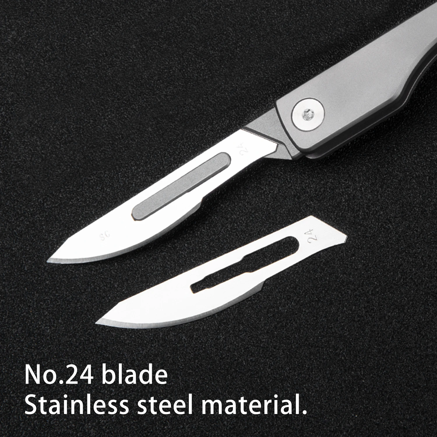 Titanium Alloy Folding Knife Scalpel Outdoor Emergency Cutting Portable Self-defense Pocket Knife