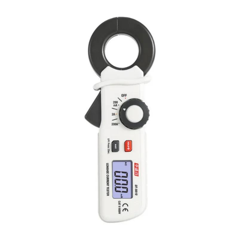 

DT-9810 Digital AC Current Leakage Clamp Meter 100uA Resolution MAX 200A 2000 Counts Auto Range Professional Micro Current Teste