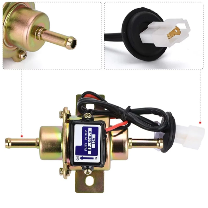 Pompa elettrica universale per gas diesel 12V EP500-0 EP5000 EP-500-0 035000 -0460 Per pompa carburante elettrica diesel per tubo olio moto