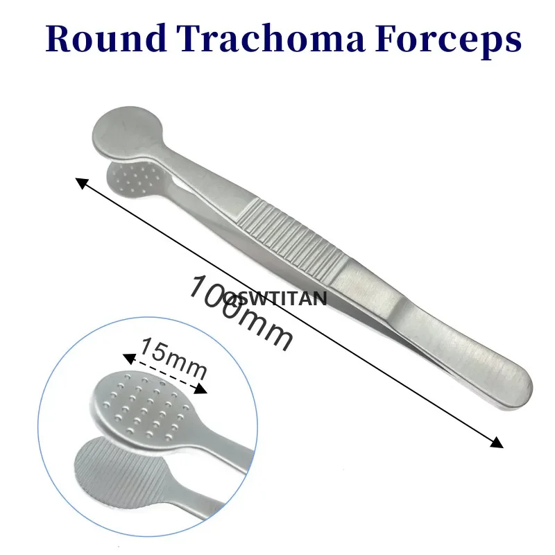 Ophthalmic Trachoma Forceps แหนบเครื่องสําอางพลาสติก Ophthalmic Surgery Instruments เครื่องมือ