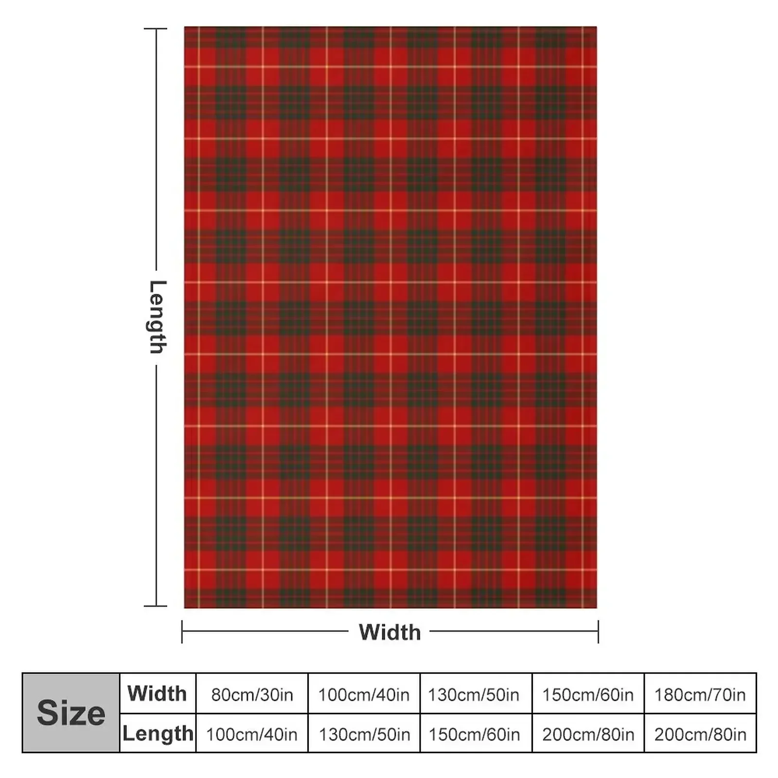 Clan Cameron Tartan Throw Blanket Camping halloween Blankets