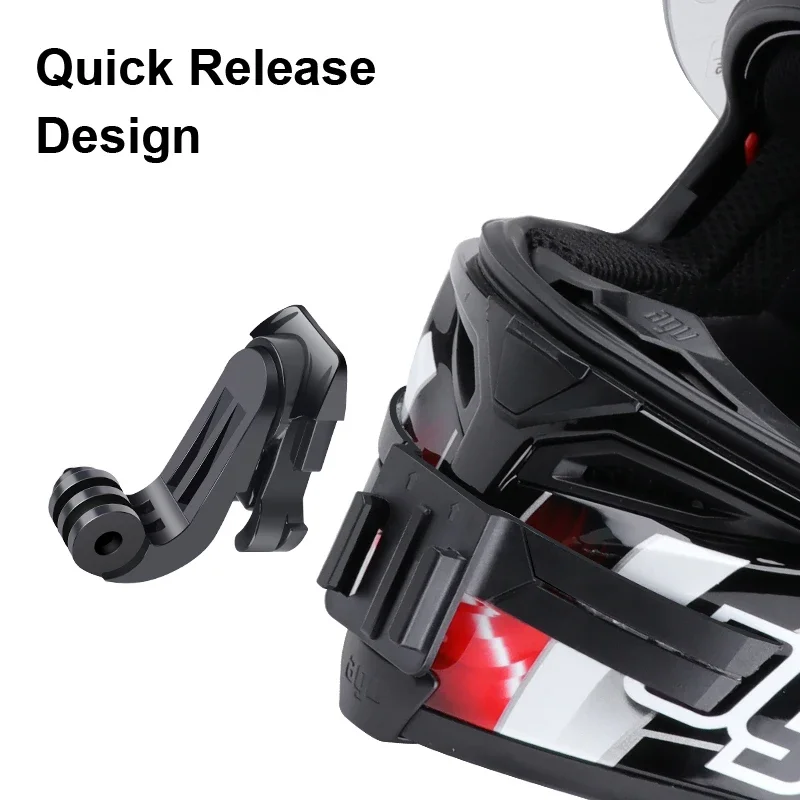 Hebilla de gancho en J giratoria 360, adaptador de liberación rápida, montaje de Base para GoPro Hero 13 12 11 10 9 Yi DJI, accesorios de Cámara de Acción