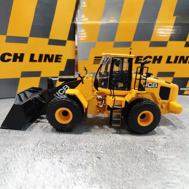 Diecast 1/50 Scale British JCB 467 Loader Engineering Alloy Car Model Collection Souvenir Ornaments Diaplay Vehicle Toys Gift