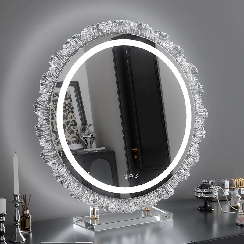 

Dressing Table Decoration Mirror Funky Luxury Makeup Cloud Bedroom Standing Mirror Aesthetic Accessories Espelhos Home Products