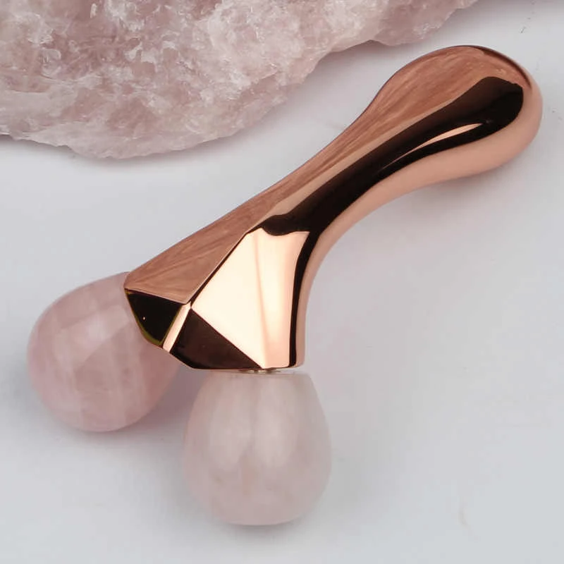 Jade massageador facial rolo de massagem para rosto corpo pescoço olhos guasha raspagem placa anti-rugas beleza cuidados com a pele ferramentas