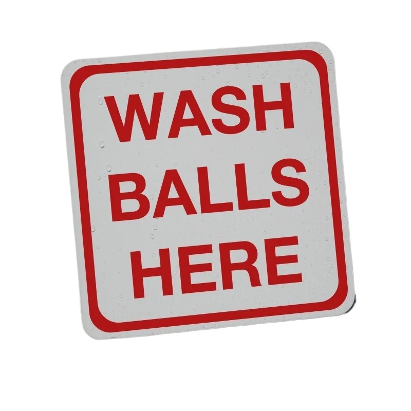 

Car decoration stickers FOR WASH BALLS HERE GOLF SIGN COLLECTIBLE MAN CAVE CART PATH 20CM PVCKK