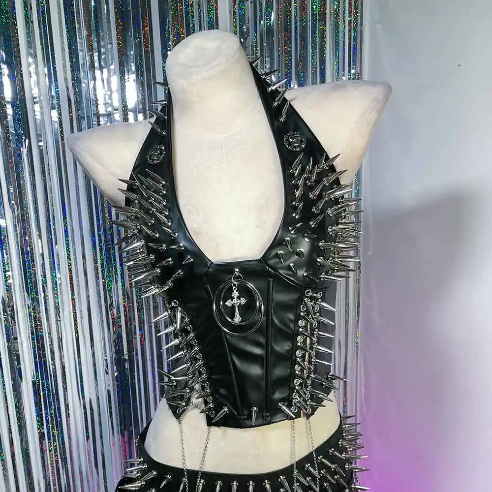 

Hand Made Y2K TOPS Punk Rock Kawaii Gothic Tank Harajuku 2025 Goth Teen Emo E-Girls Street Wear Grunge 90s Rave Outfits DIY Eco