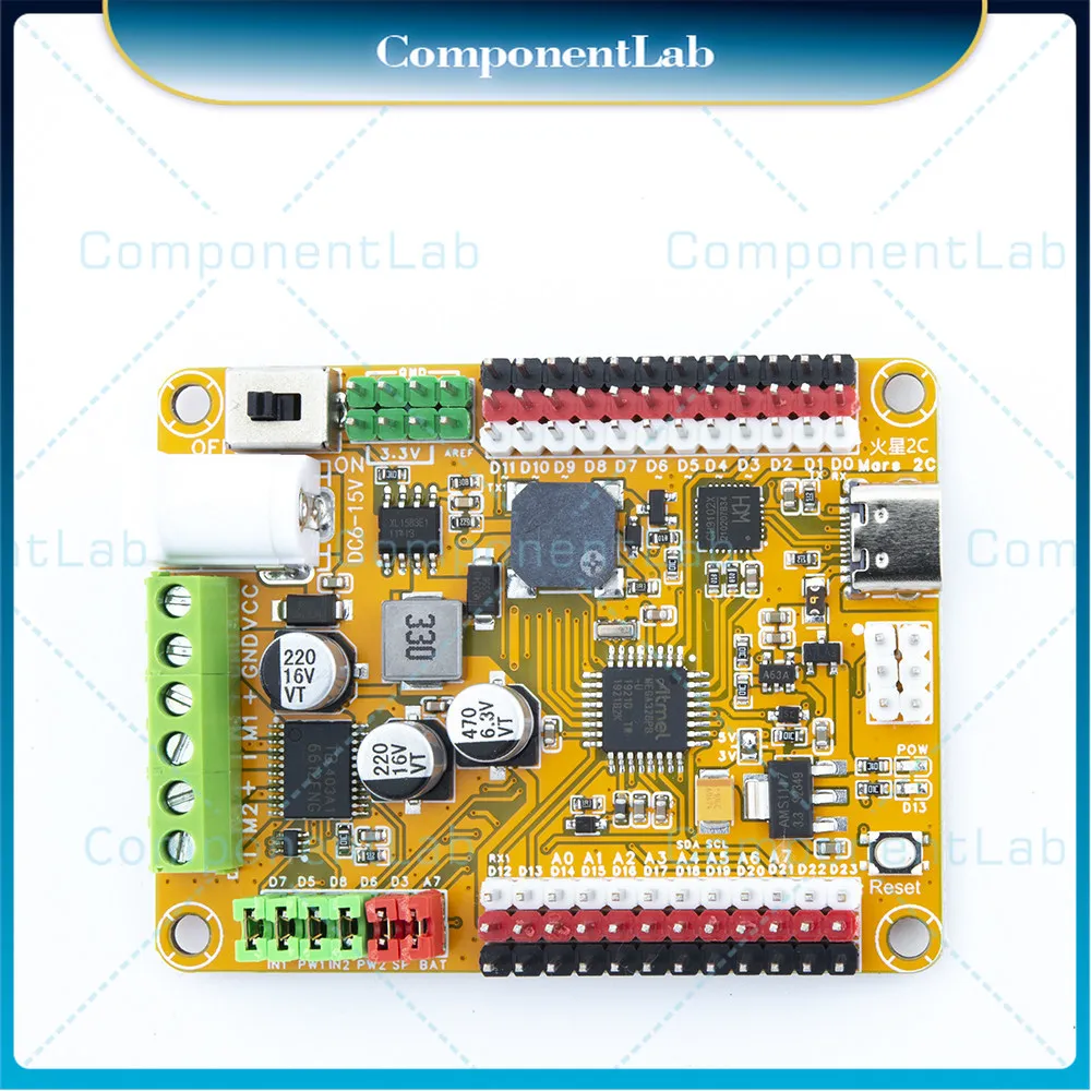 For Mars 2C development board atmega328pb development board, intelligent car control board, intelligent robot development board