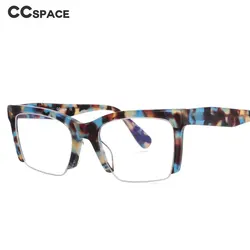 Retro Women's Reading Glasses Trendy Half Frame Acetate Eyeglass Frames Women Trend Prescription Glasses R49409
