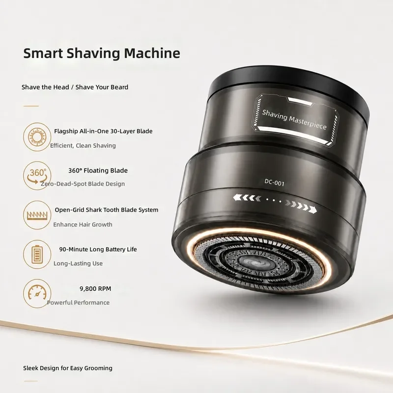 for 2026 New Electric Hair Clipper Shaver Dual Purpose Rechargeable Portable Multi Function Hair Cutting and Shaving Tool
