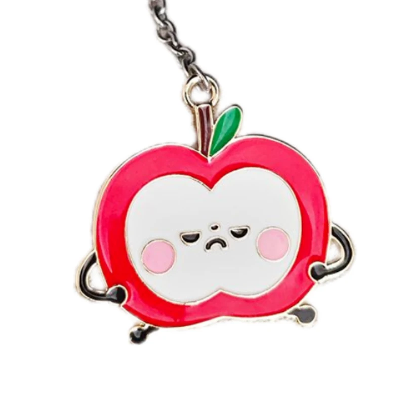 New Love and Deepspace Caleb Simpatico personaggio anime Kawaii Portachiavi Apple Decorazione creativa con ciondolo per zaino in cartone animato di alto valore