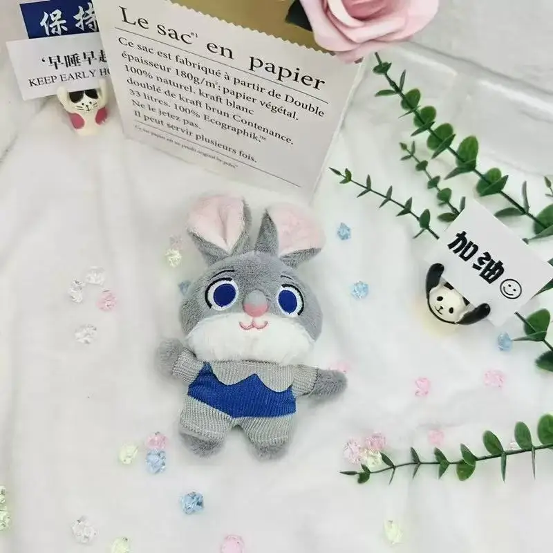 ديزني الفيلم الجديد Zootopia الثعلب نيك أرنب جودي لطيف أفخم دمية قلادة لعبة دمية حقيبة قلادة