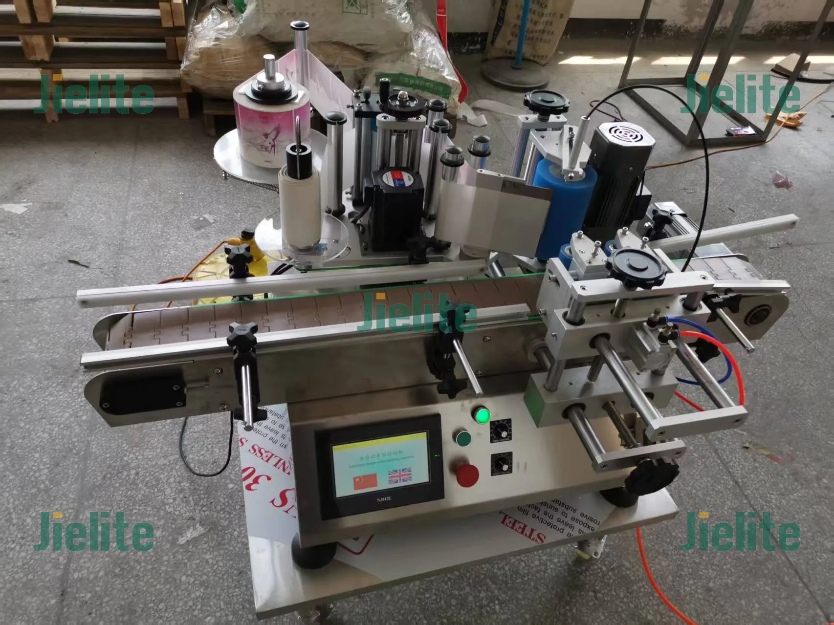Automatic Bottle Packing Machine Small Desktop Semi-automatic Round Bottle Labeling Machine