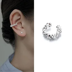 Pendientes de Clip de estrella irregulares para mujer, 1 Uds., moda Simple, sin perforación, regalo de joyería