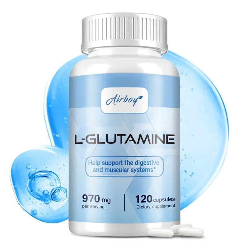 

L-Glutamine Capsules - Restores Strength and Endurance and Promotes Muscle Growth
