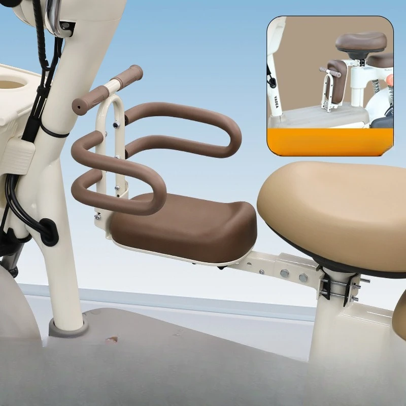 

Складное электрическое велосипедное кресло для ребенка, устанавливаемое спереди, безопасное детское сиденье для электровелосипедов