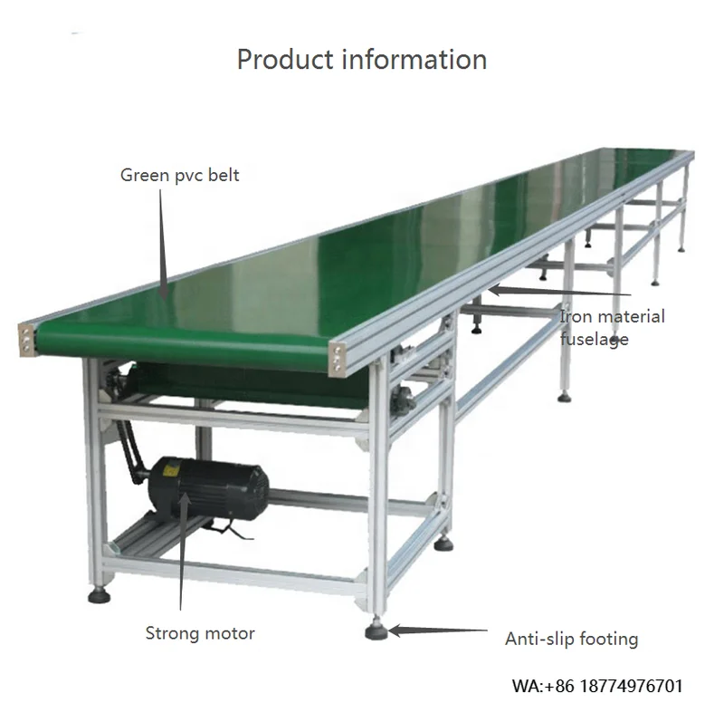 

Efficient WA Customizes the Production of Mini Belt Conveyors, PVC PE Belt Conveying Equipment