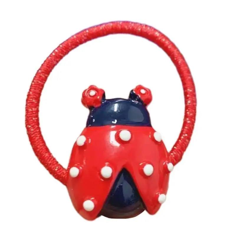 

652F Милый стиль, красная заколка для волос в форме божьей коровки/заколка для волос, веревка для волос на Рождество и Хэллоуин