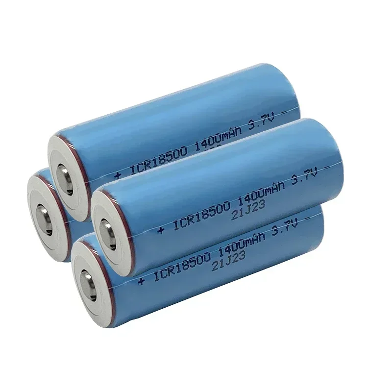 New 18500 battery 3.7V 1400mAh with pointed tip rechargeable ion battery, For strong light flashlight anti-light special