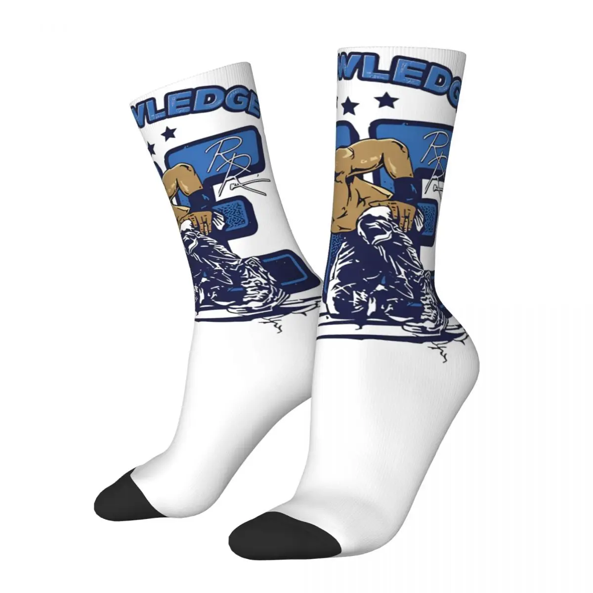 Roman Reigns Acknowledge Me Wrestling Accessories Crew Socks Breathable Sport Long Sock Super Soft for Men's Best Gift Idea