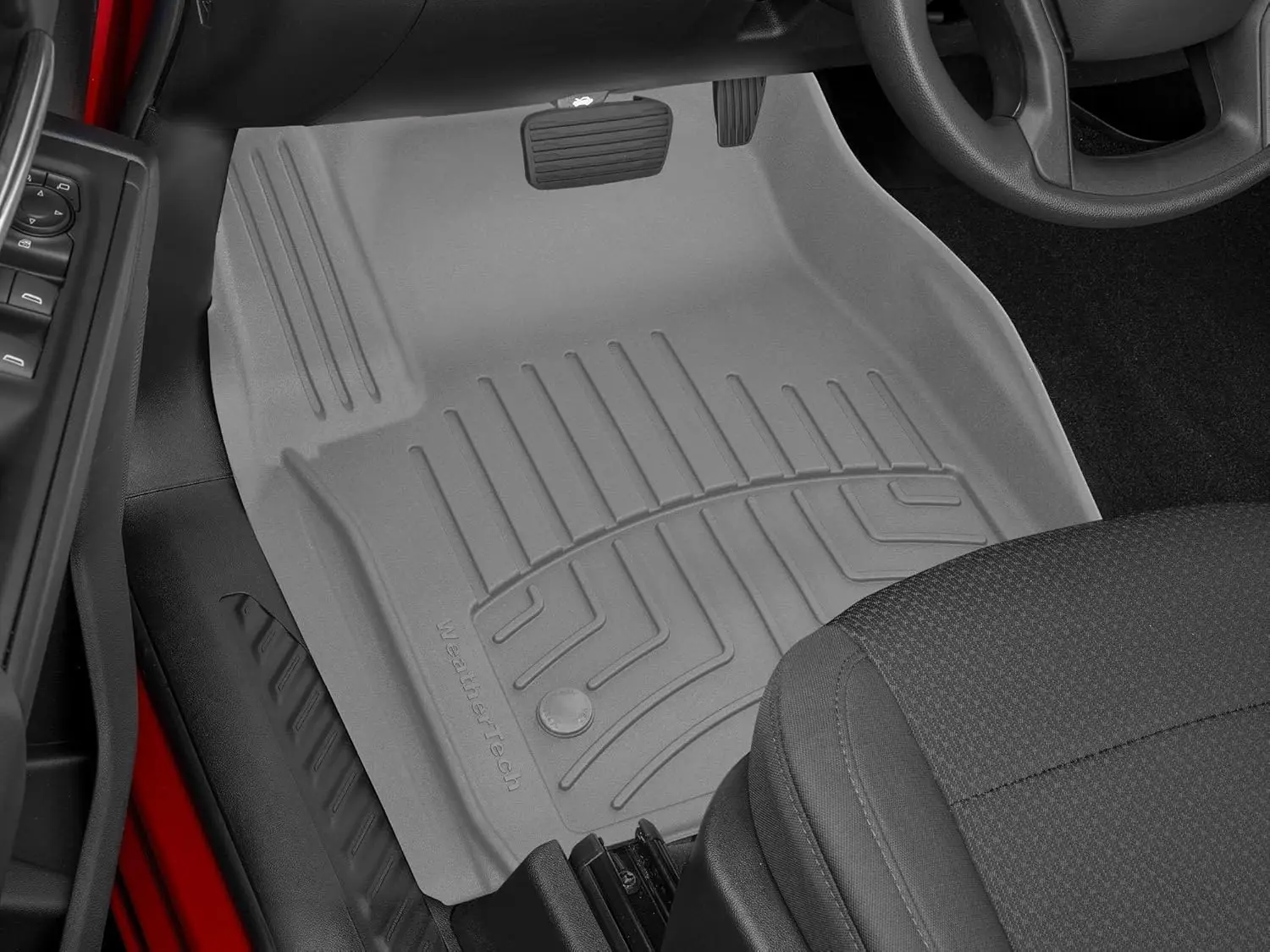 Floor Mats for Ford Super Duty, Black, Custom Fit for 1st & 2nd Row, High Performance