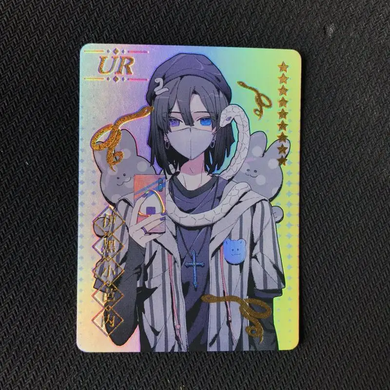 Anime Demon Slayer Agatsuma Zenitsu Kochou Shinobu Kanroji Mitsuri Game Collection Rare Card Kids Toys Boys Birthday Present