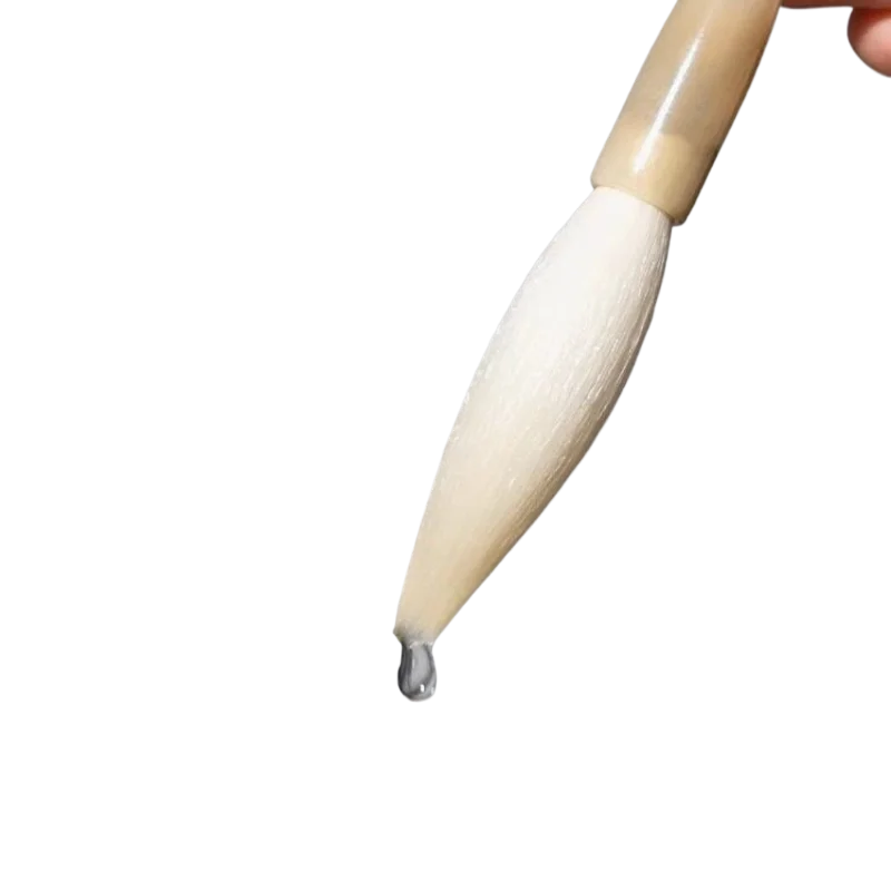 Authentic Fine Goat Hair Calligraphy Brush Professional Seal Cursive Running Script Brush Chinese Painting Dyeing Brush Art Tool