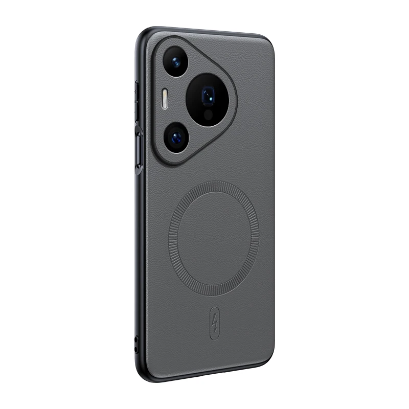 Für Huawei Pura 70: Magnetische Lederhülle mit Schutzfunktion, hochwertige, rutschfeste PC+TPU-Hülle mit Anti-Fingerabdruck-Beschichtung. – Detail 1