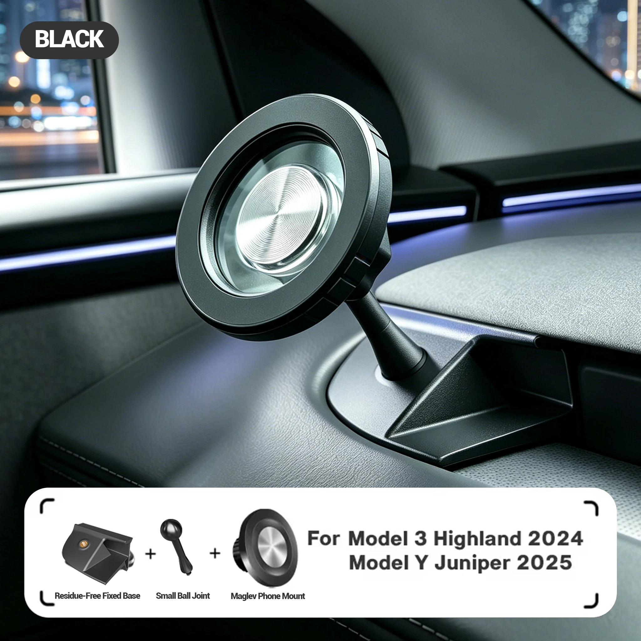 Magnetic Clear Black