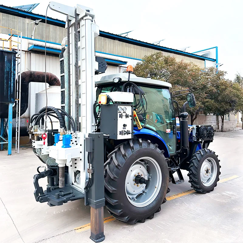 맞춤형 트랙터 보어 파일 드릴링 머신 트랙터 타입 유압식 시추공 수중 시추 장비